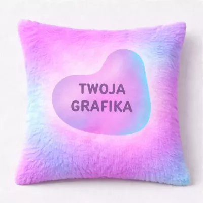 Poduszka fullprint pluszowa z własnym nadrukiem | SprintShirt