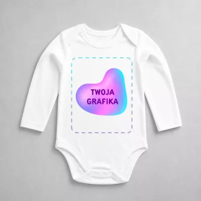 Body dziecięce z długim rękawem z nadrukiem | SprintShirt