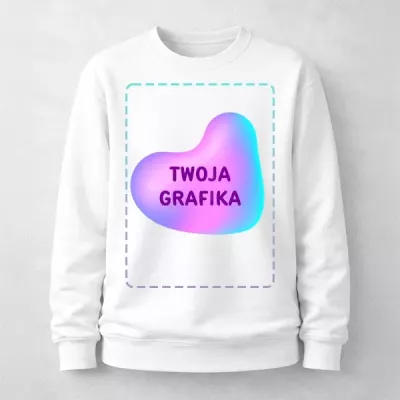 Bluza wciągana unisex - uniwersalny krój | SprintShirt