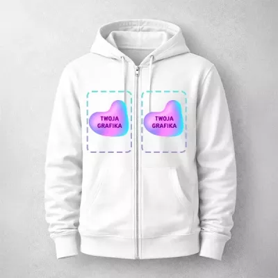 Bluza męska rozpinana – hoodie z zamkiem i kapturem | SprintShirt