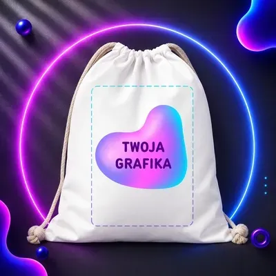 Bawełniany workoplecak z własnym nadrukiem | SprintShirt