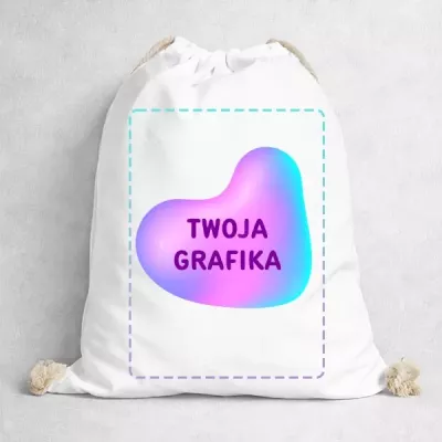 Bawełniany workoplecak z własnym nadrukiem | SprintShirt