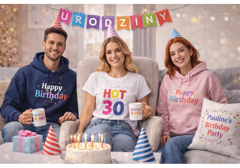 Jak się ubrać na urodziny? Stylizacje na imprezę w domu i w plenerze + ubrania z nadrukiem