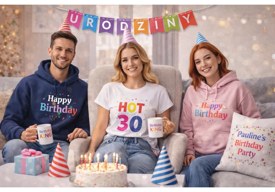 Jak się ubrać na urodziny? Stylizacje na imprezę w domu i w plenerze + ubrania z nadrukiem