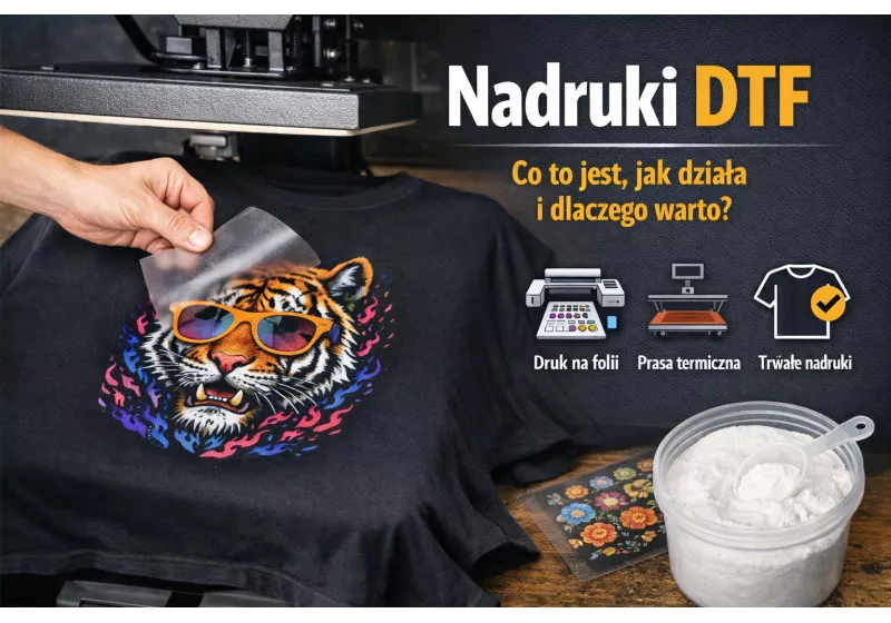 Nadruki DTF – co to jest, jak działa i dlaczego warto?