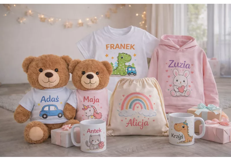 Prezent dla dziecka – pomysły na wyjątkowy upominek + personalizowane nadruki