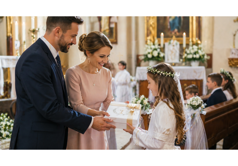 Prezent z nadrukiem na chrzest, komunię i bierzmowanie – co wybrać?